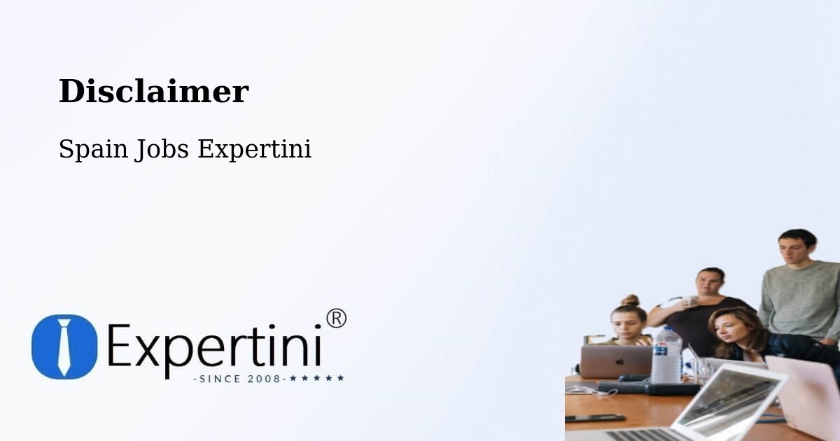 Disclaimer – Ourense - Spain Jobs Expertini